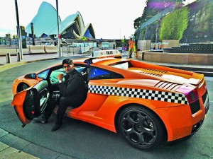 لامبورگینی گالاردو تاکسی در سیدنی استرالیا