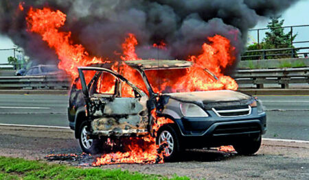 آتش سوزي خودرو