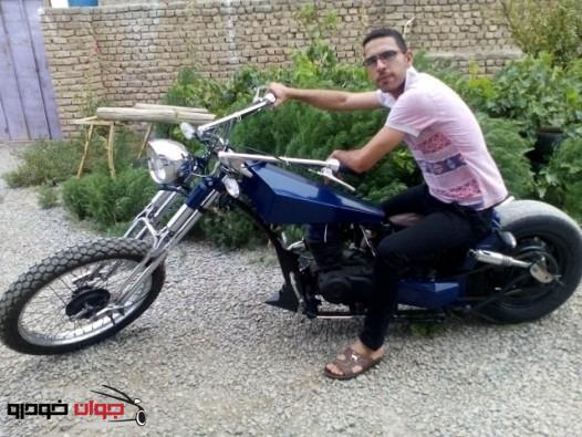 گزارشی از موتورسیکلت دست‌ساز ایرانی
