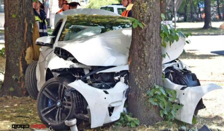 2014-BMW-M4-coupe-crash-front_تصادف ب ام و