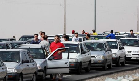 ترافیک جاده ها در عید فطر