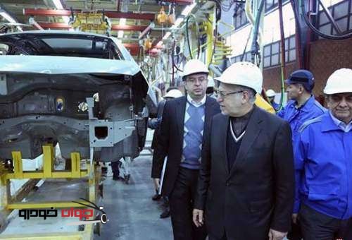 بازدید وزیر صنعت از ایران خودرو