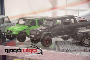 نمایش ماکت های خودرو در نمایشگاه خودرو تهران