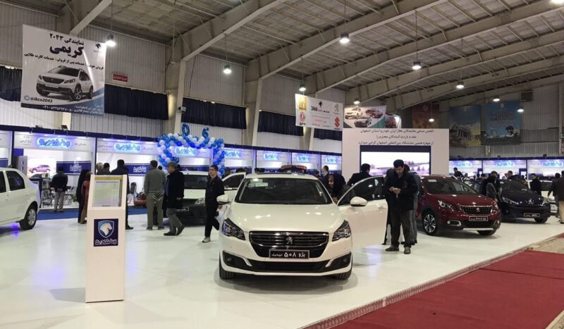 غرفه ایران خودرو-نمایشگاه خودرو اصفهان