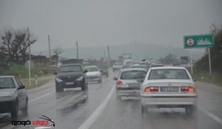 رانندگی در شرایط بارانی
