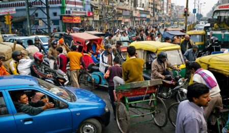 نابسامانی در خیابان های هند