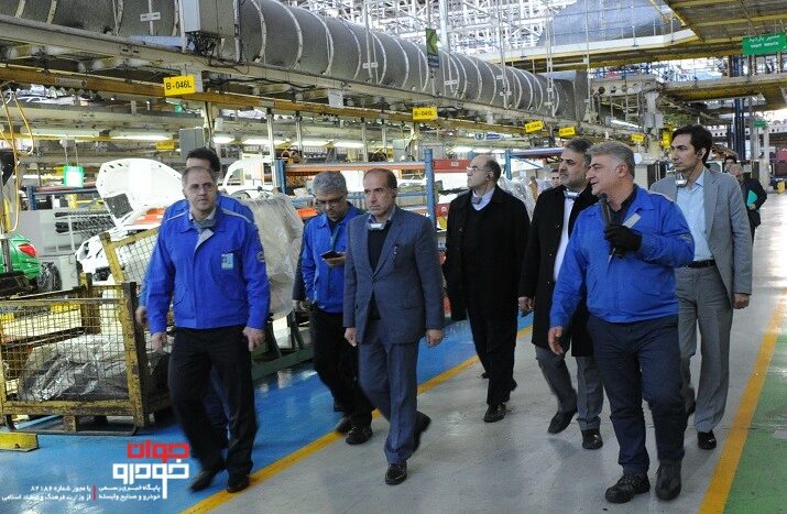خط تولید ایران خودرو