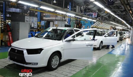خط تولید دنا در ایران خودرو