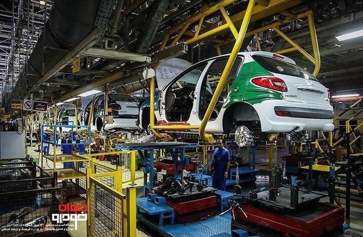 خط تولید ایران خودرو