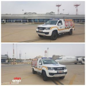 تخصیص یک دستگاه خودروی پیشرو فرماندهی به فرودگاه بین المللی بوشهر