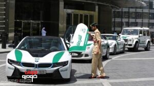 خودروهای پلیس دبی