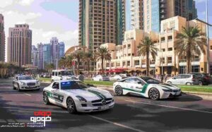 خودروهای پلیس دبی