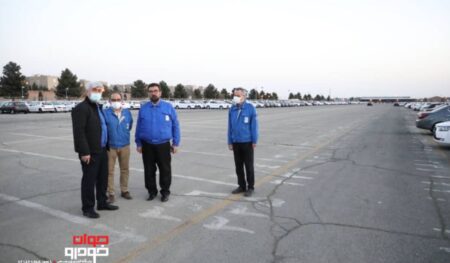 بازدید مدیرعامل ایران خودرو از پارکینگ
