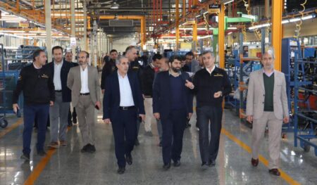 بازدید معاون وزیر صنعت از بهمن موتور