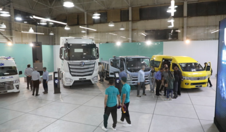 نمایش محصولات ایران‌خودرو دیزل در نمایشگاه بین‌المللی تبریز