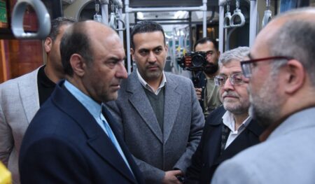 بازدید معاون عمرانی استاندار خراسان رضوی از اتوبوس‌های اسنا