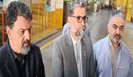 بازدید مقیمی از شهرک صنعتی کاسپین قزوین