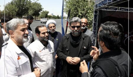 بازدید رئیس هیأت عامل ایدرو از موکب‌های سایپادیزل و پارس‌خودرو